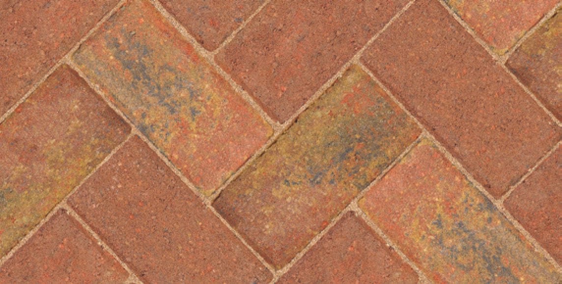 Bradstone Driveway Pavers in Autumn