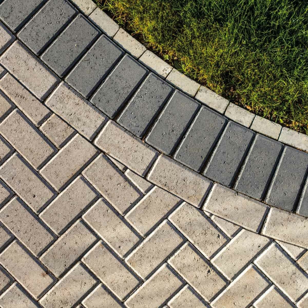 Brett Omega Block Paving, 200 x 100 - Grey - Image 3
