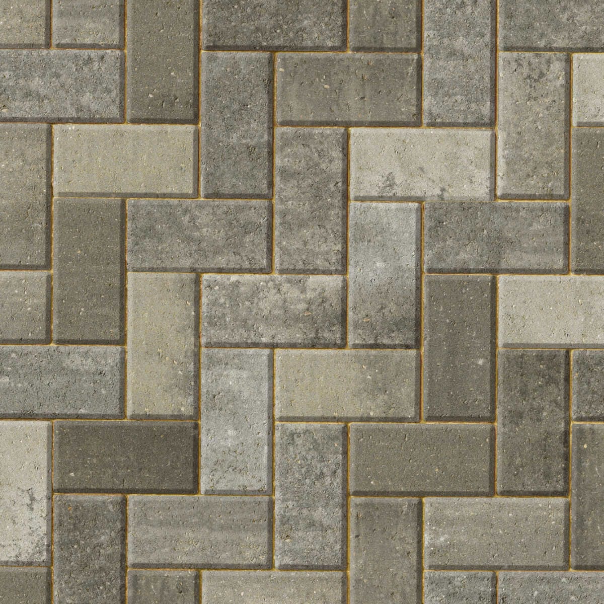 Brett Omega Block Paving, 200 x 100 - Silver Haze