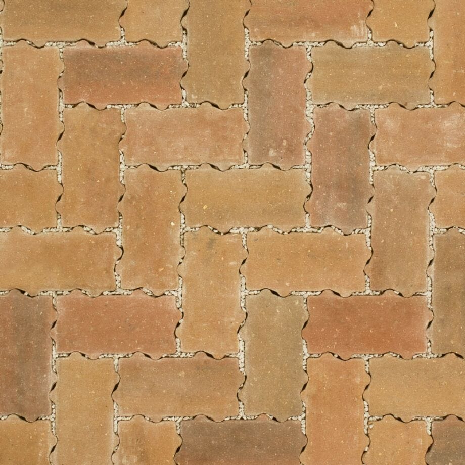 Brett Omega Flow Permeable Driveway Block Paving, 200 x 100 - Autumn Gold - Image 2