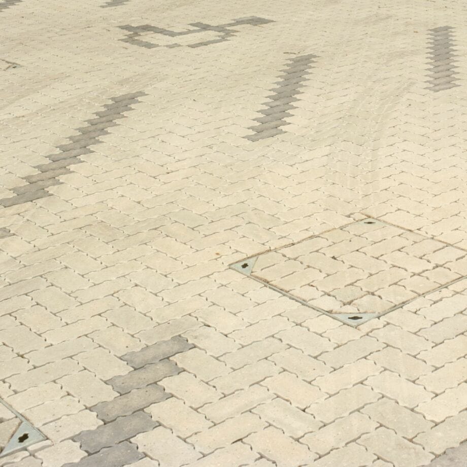 Brett Omega Flow Permeable Driveway Block Paving, 200 x 100 - Natural
