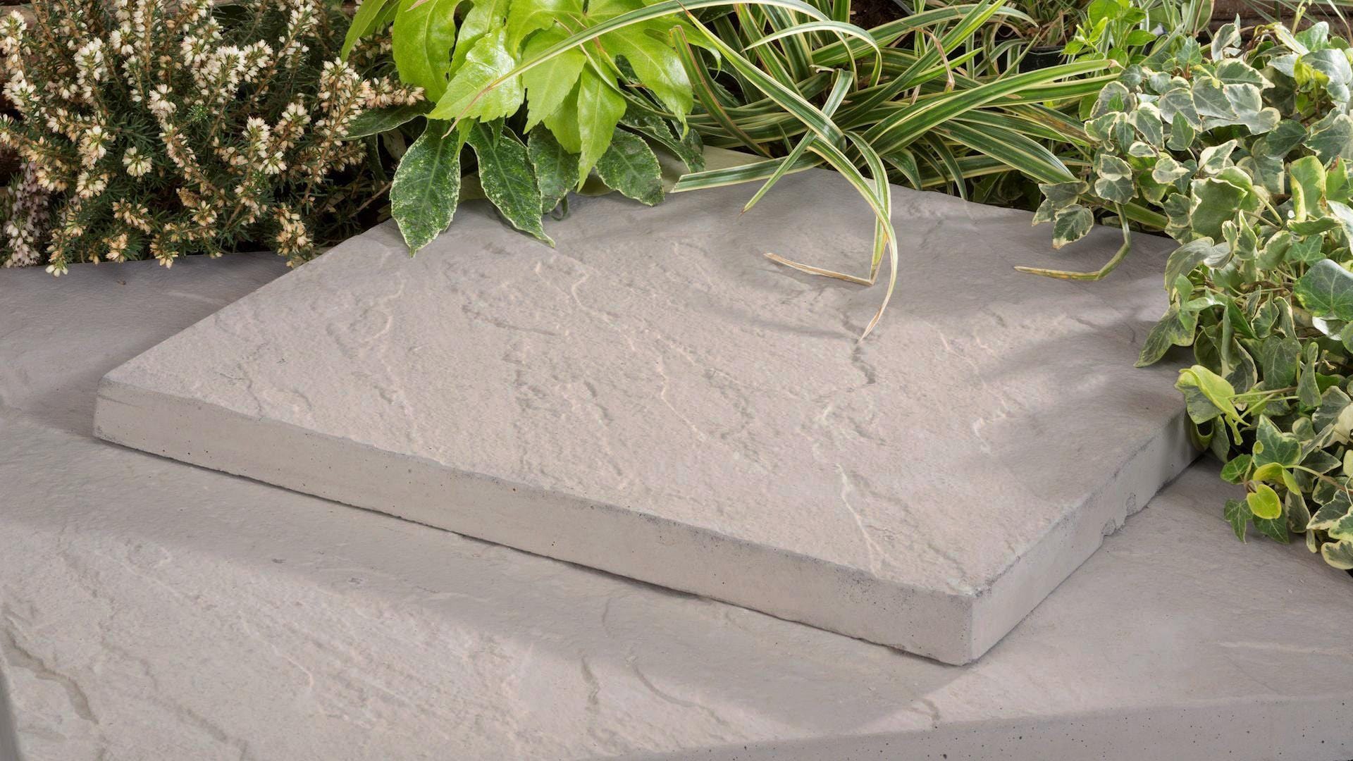 Brett Paving Concrete Stamford Riven Charcoal Paving slabs