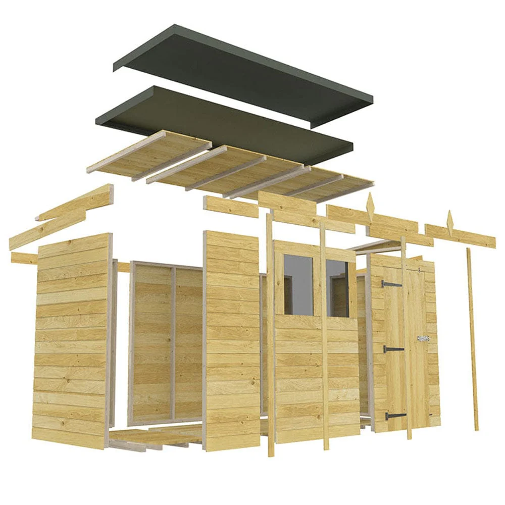 Pent Shed 8ft x 8ft - Image 11