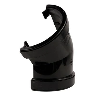 HALF ROUND GUTTERING 135 DEGREE ANGLE BLACK