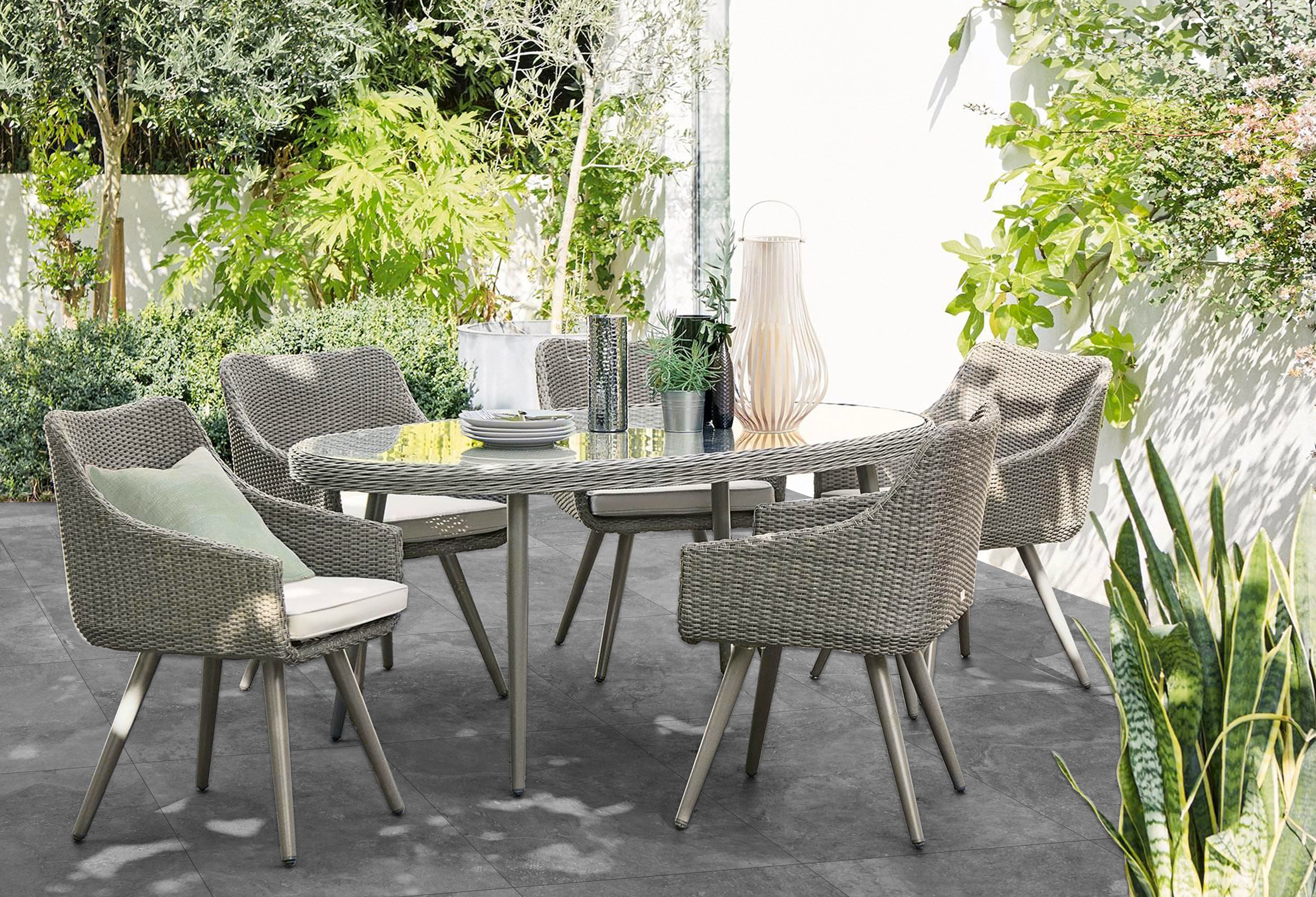 NEW Bradstone Raptura Porcelain Paving Slabs In Grey