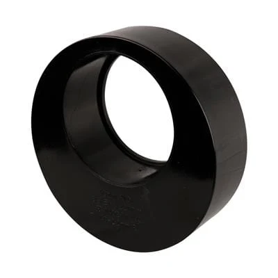 Round Downpipe Adaptor 68mm-110mm Soil Black