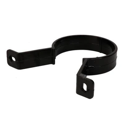 Round Downpipe Bracket Black