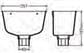 Round Downpipe Hopper Black - Image 2