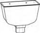 Round Downpipe Hopper Black - Image 3