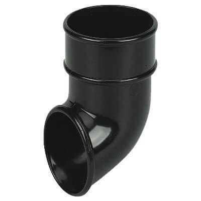 Round Downpipe Shoe Black