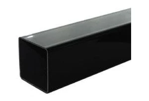 Square Downpipe 4 Metre Lengths Black