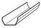 SQUARE LINE GUTTERING 4 METRE LENGTHS BLACK - Image 3