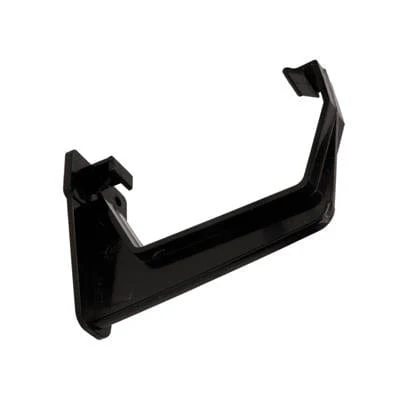 SQUARE LINE GUTTERING FASCIA BRACKET BLACK