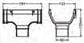 SQUARE LINE GUTTERING RUNNING OUTLET BLACK - Image 2