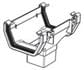 SQUARE LINE GUTTERING RUNNING OUTLET BLACK - Image 3