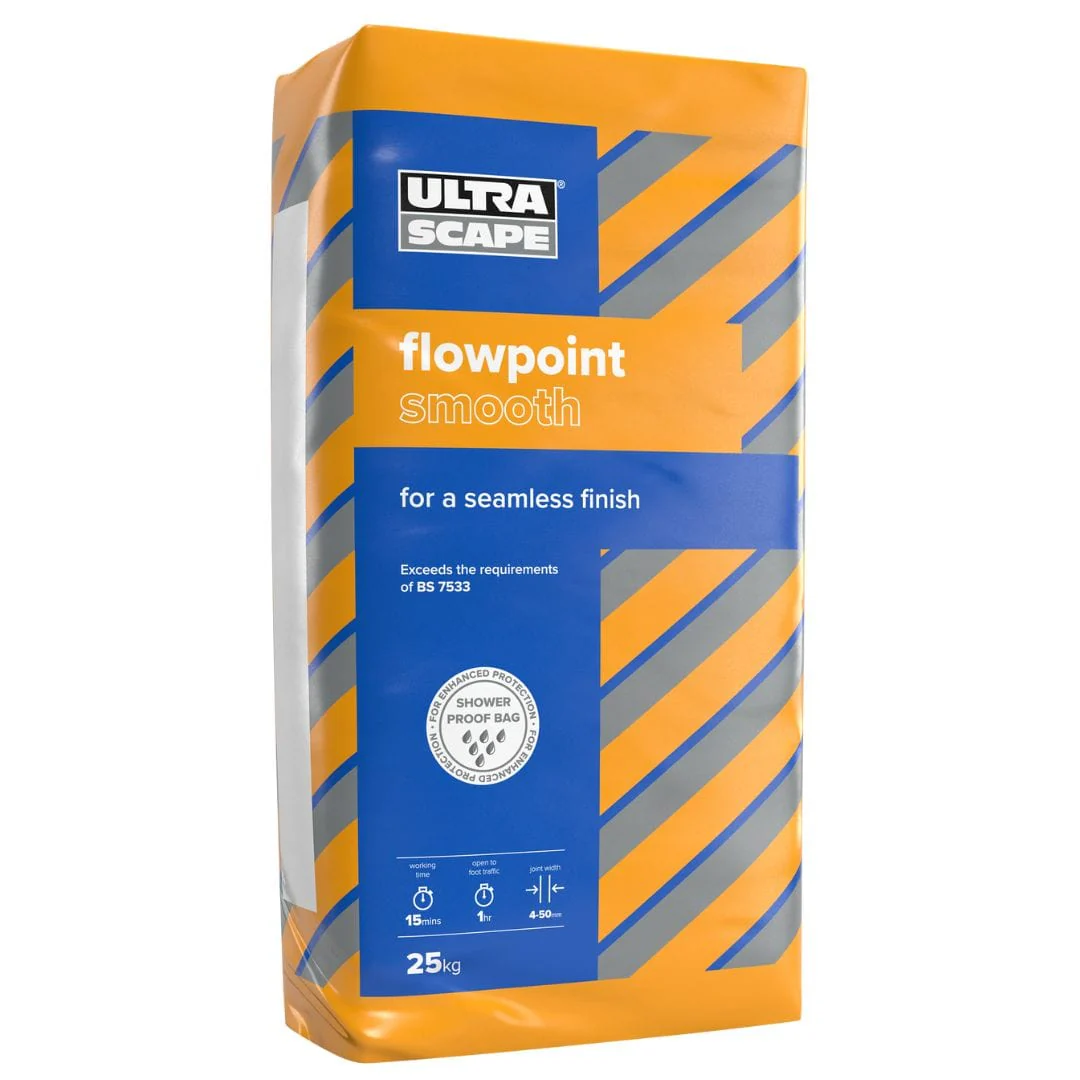 UltraScape Flowpoint Smooth Rapid Set External Paving Grout 25kg
