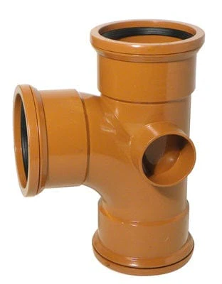Underground 110mm Triple Socket 90 Degree Tee