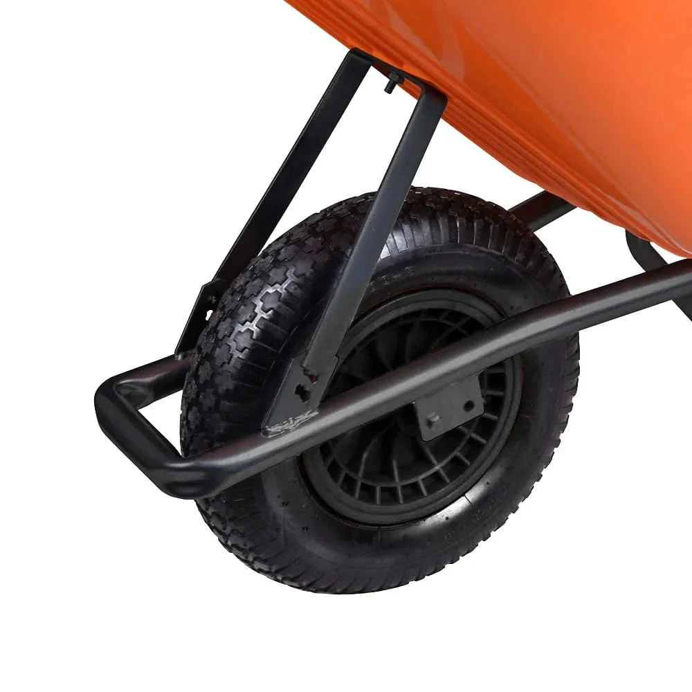 Vaunt Heavy Duty 100Ltr Plastic Tray Reinforced Wheelbarrow - Image 5