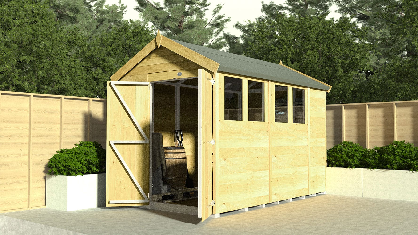 Apex Shed 8ft x 4ft - Image 7