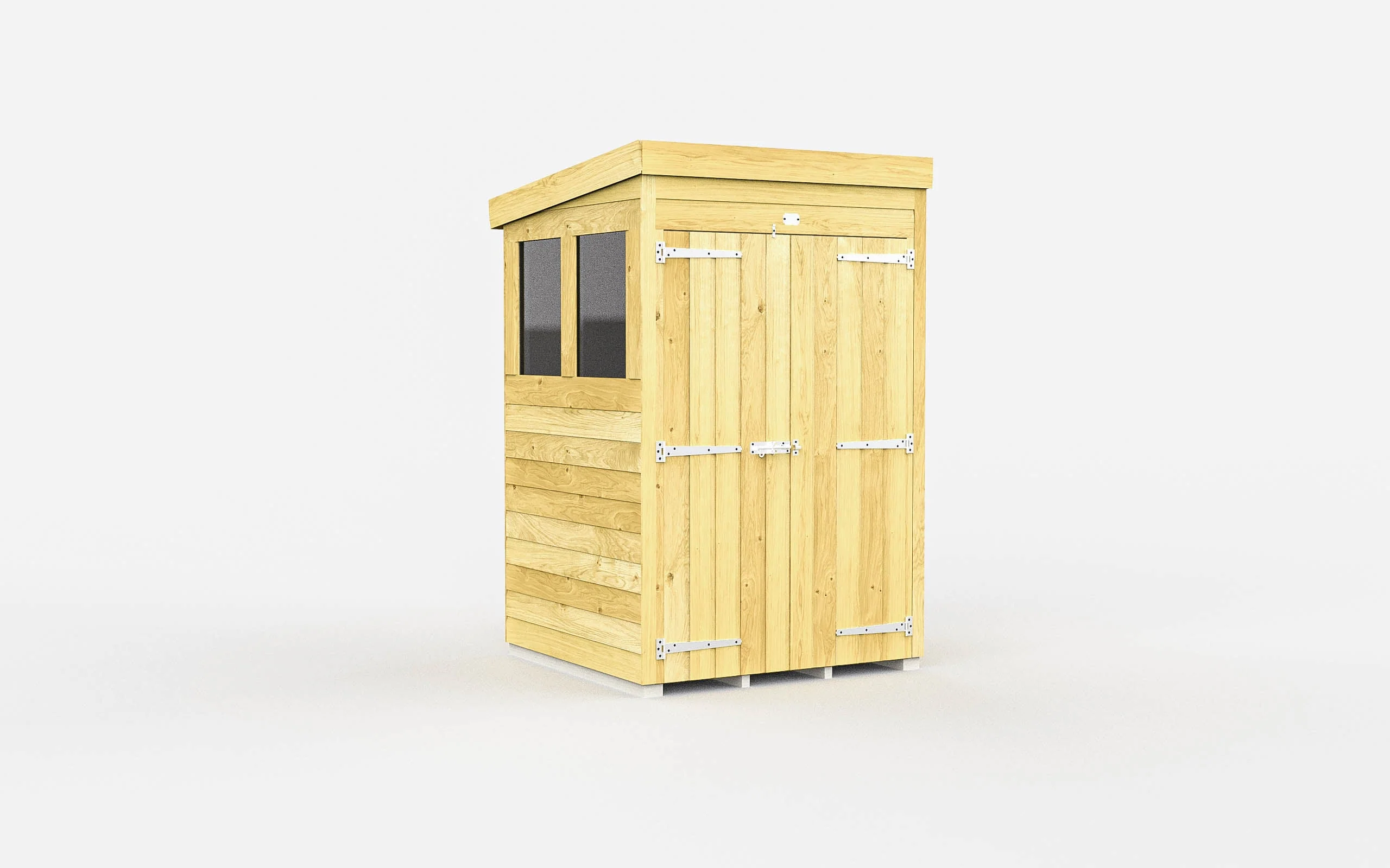 Pent Shed 4ft x 4ft - Image 3