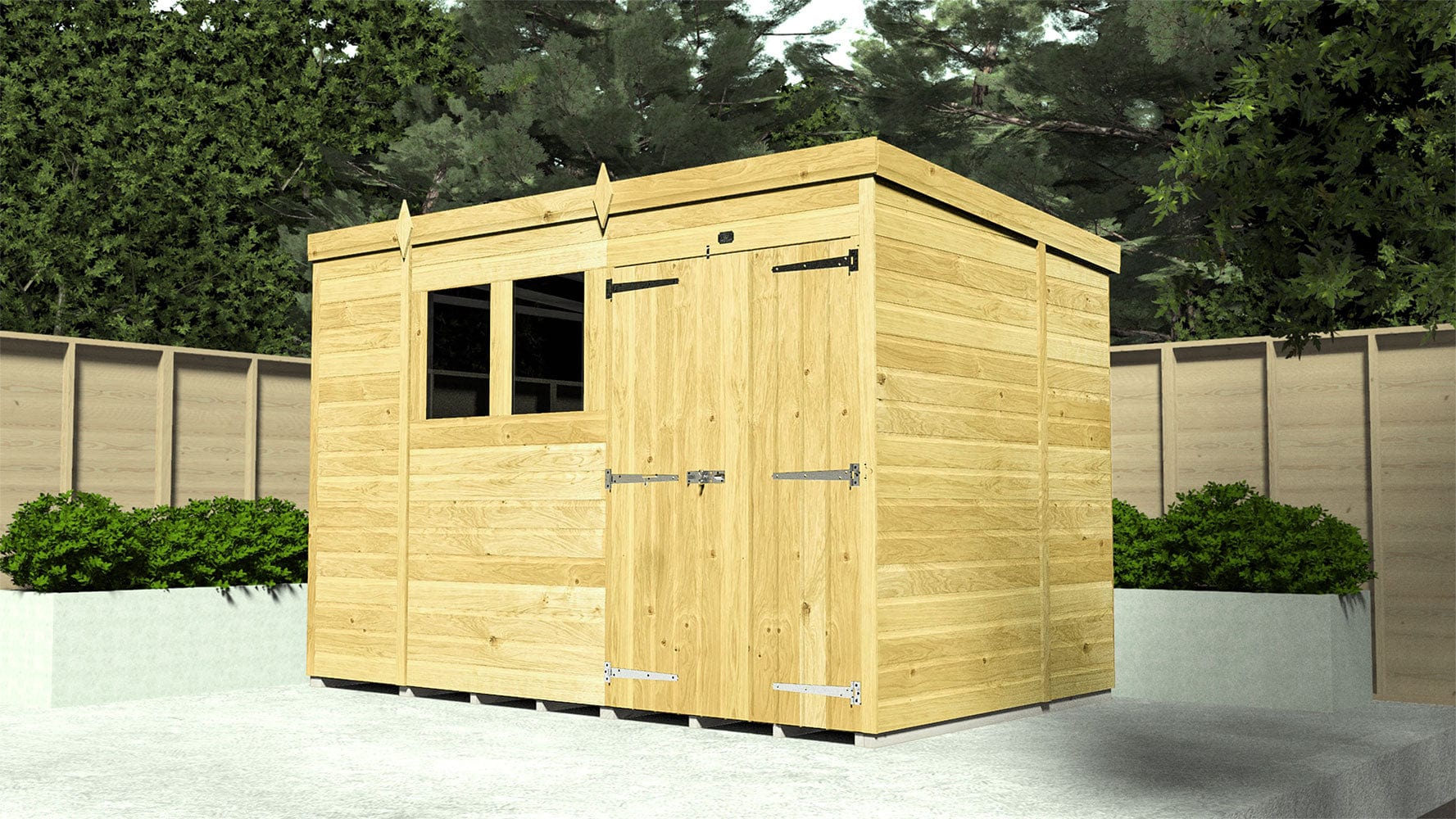 Pent Shed 8ft x 4ft - Image 6
